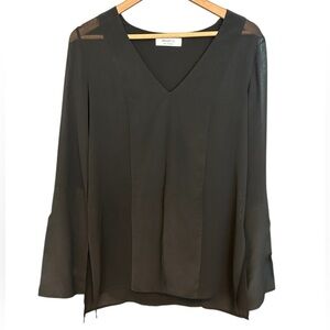 Bailey 44 sheer blouse size S excellent condition- fabric label missing :( silk?